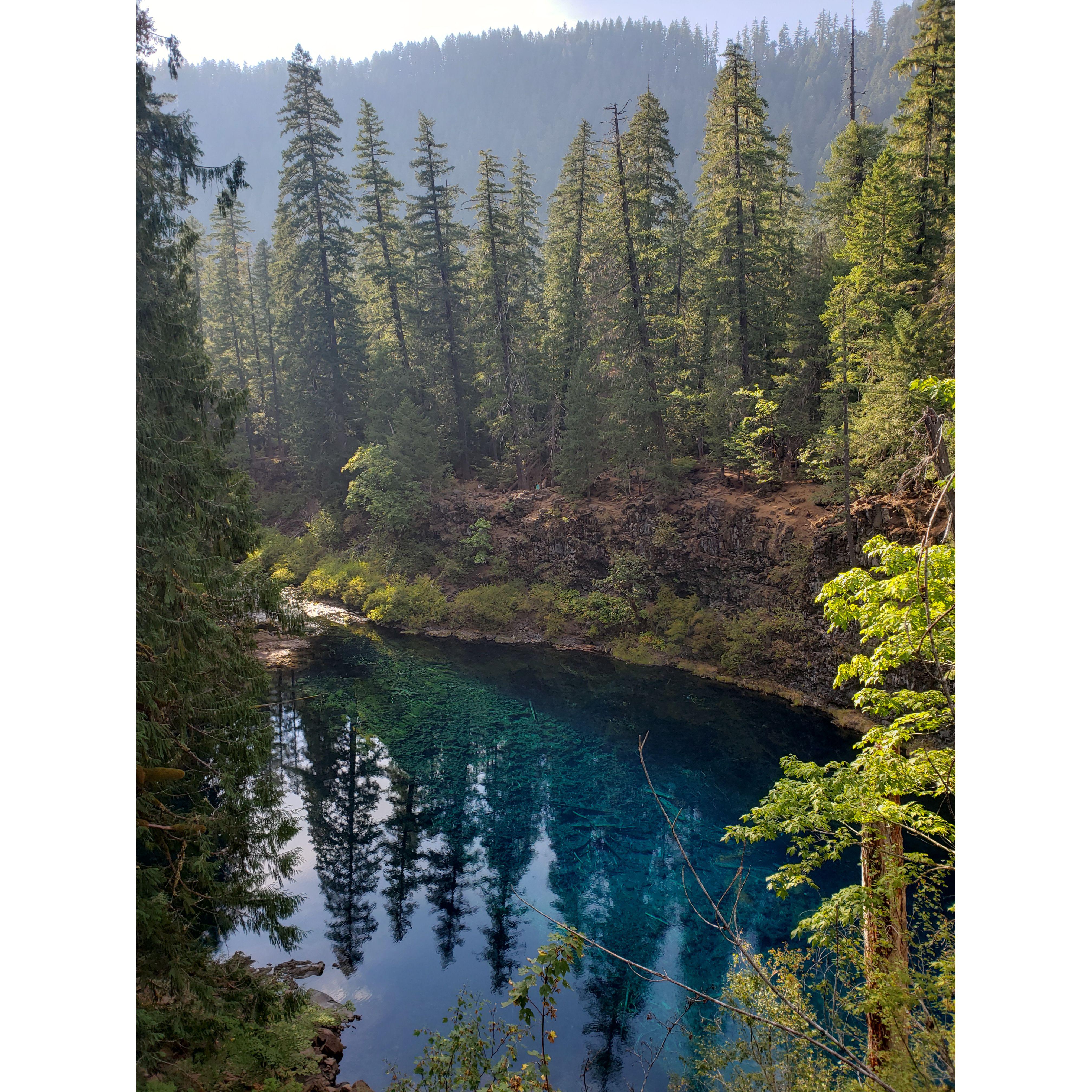 Blue pool