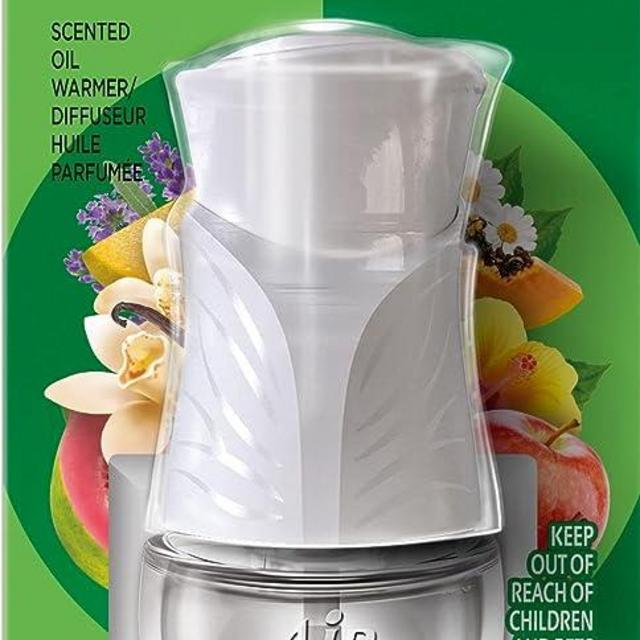 Air Wick plug in Scented Oil Warmer, White, 1 Count, Essential Oils, Air Freshener