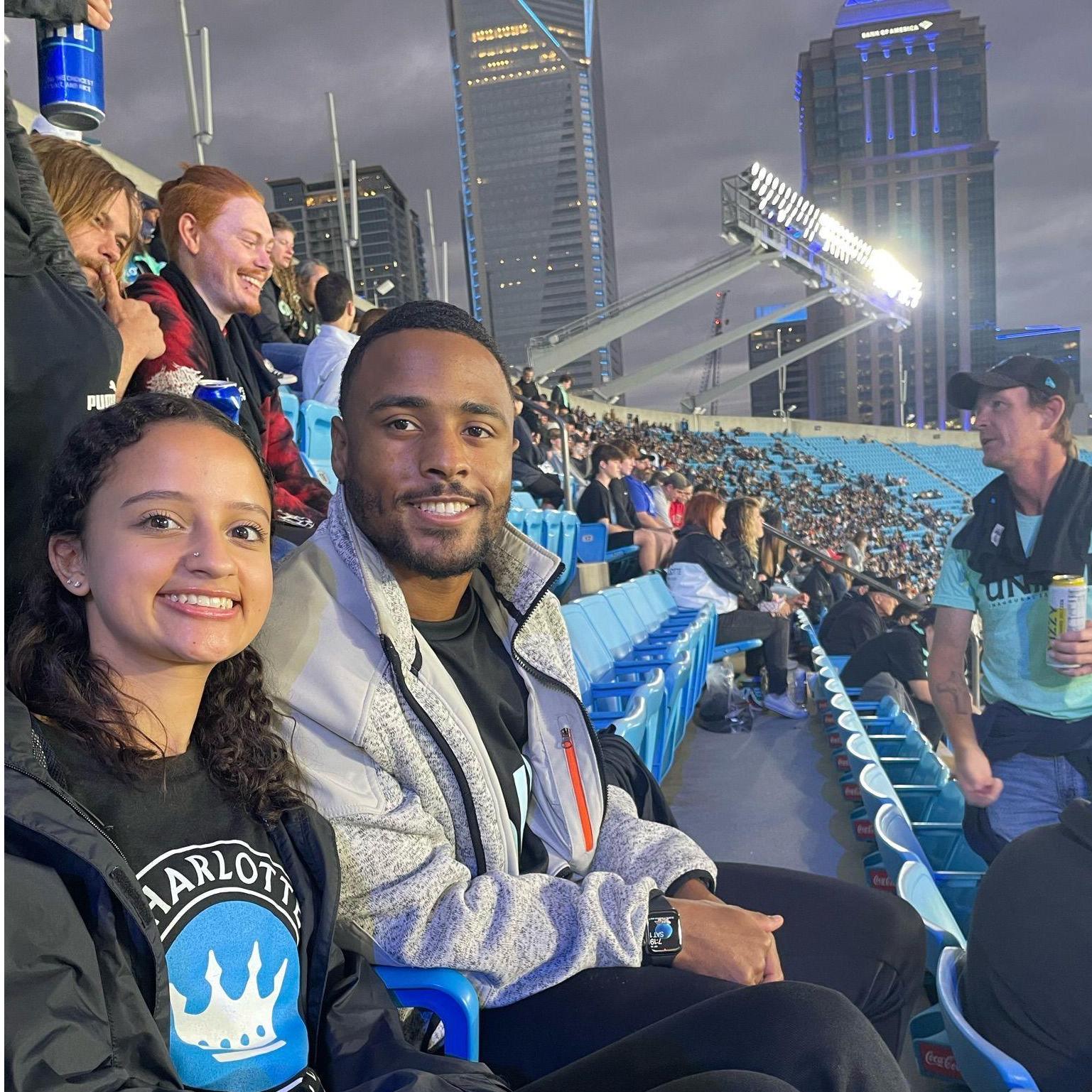Our first CLT FC game