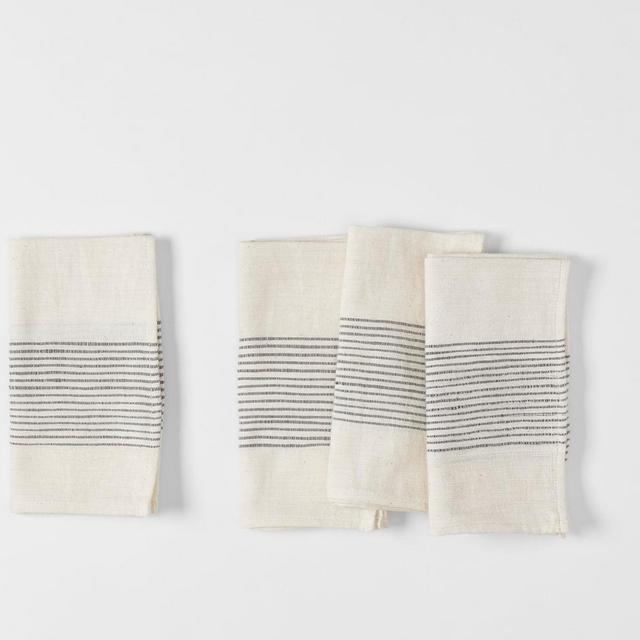 March Grey Riviera Napkin