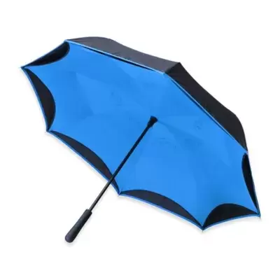 BetterBrella™ Umbrella with Reverse Open/Close Technology in Blue