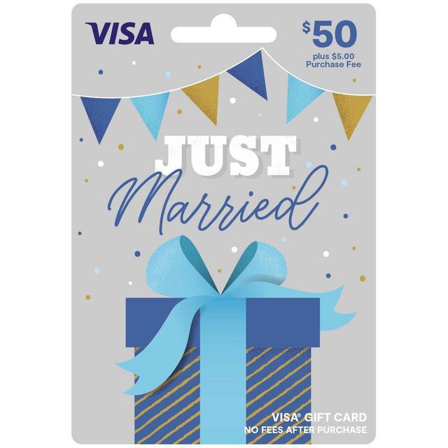Visa Wedding Gift Card - $50 + $5 Fee