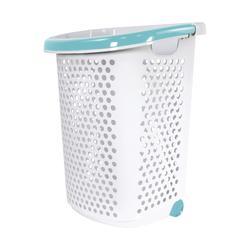 Home Logic® 2 Bushel White Rolling Laundry Hamper at Menards®