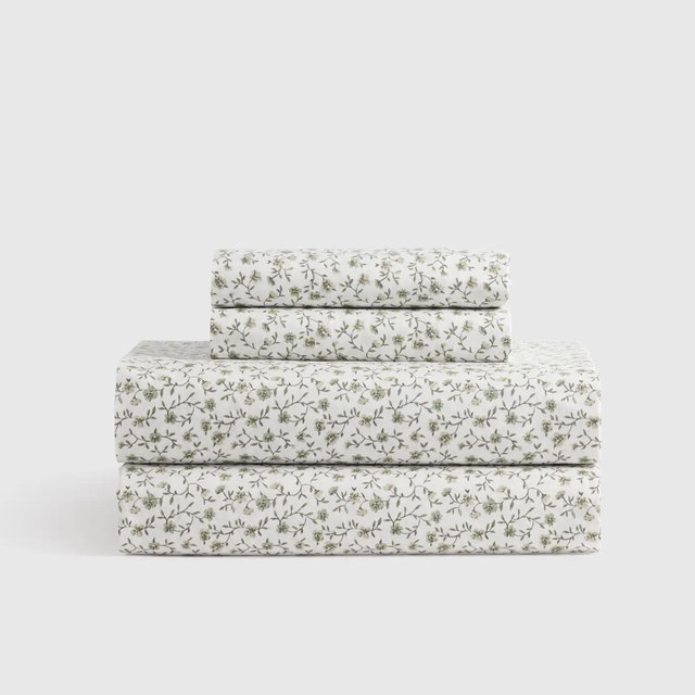 Organic Crisp Percale Sheet Set - King