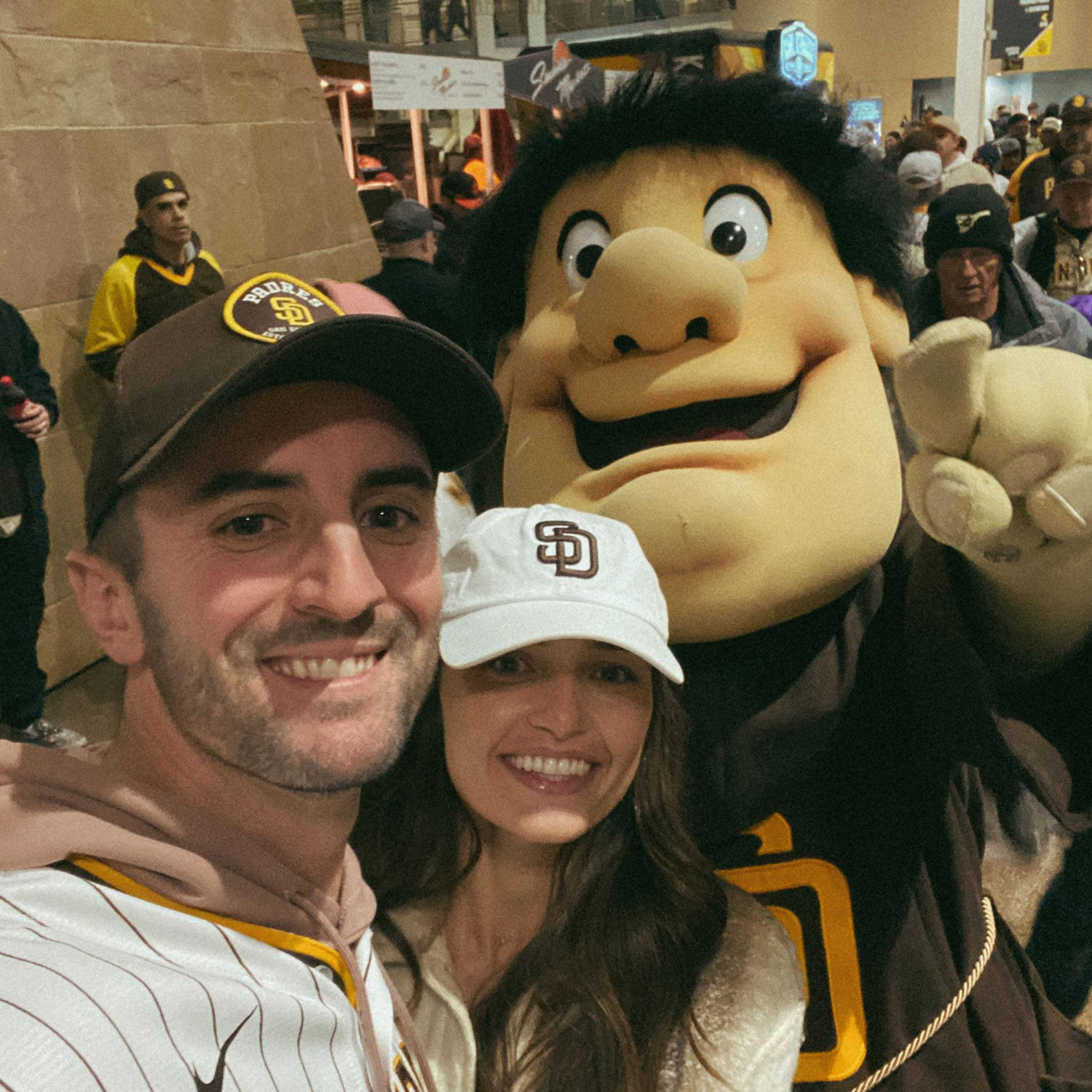 the famous white padres hat