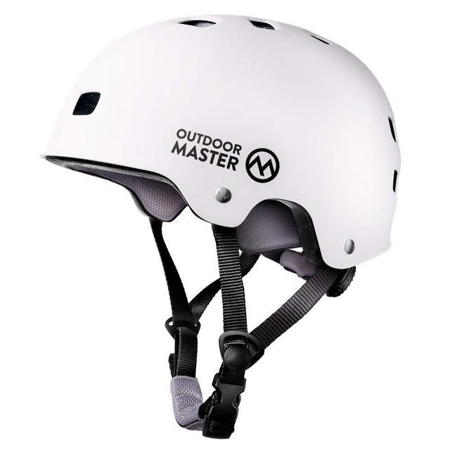 OutdoorMaster Skateboard Cycling Helmet - Two Removable Liners Ventilation Multi-Sport Scooter Roller Skate Inline Skating Rollerblading for Kids, Youth & Adults