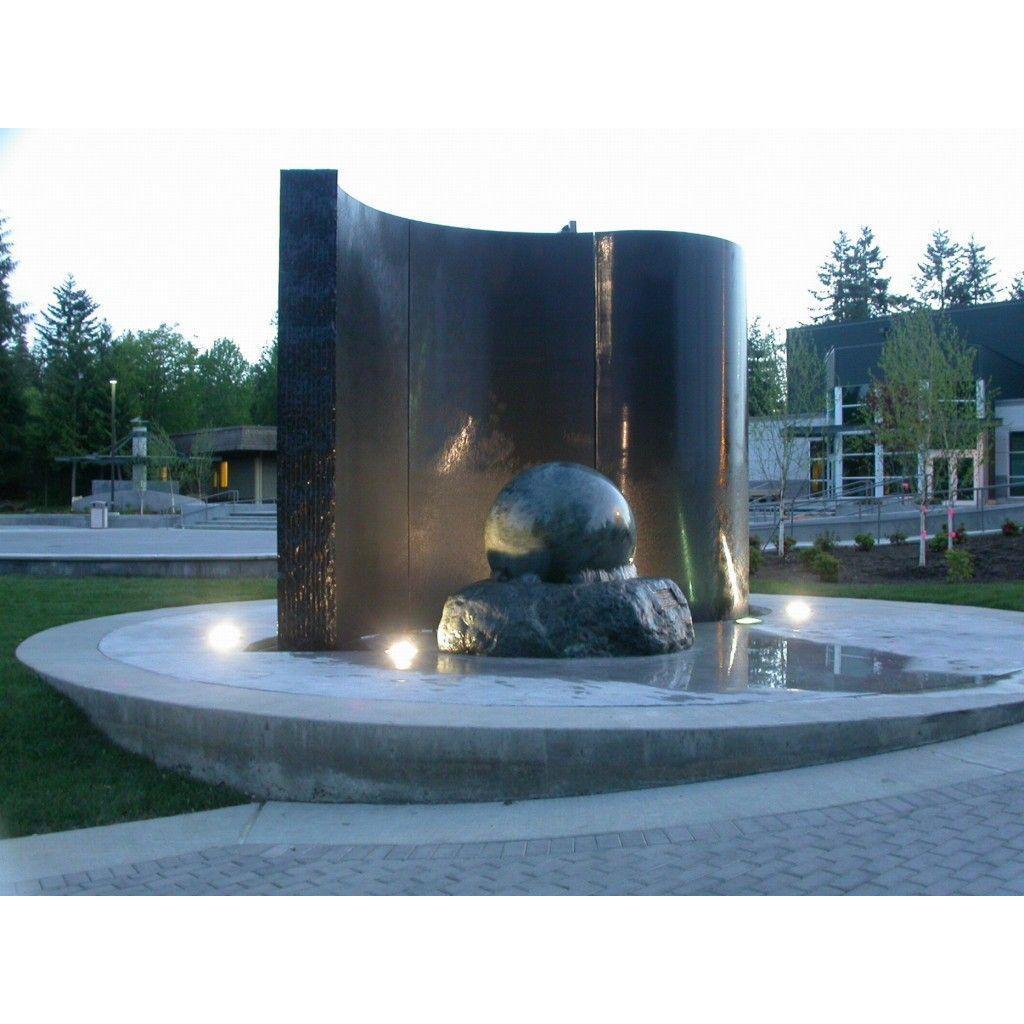 Then ceremony will be located right behind this fountain.