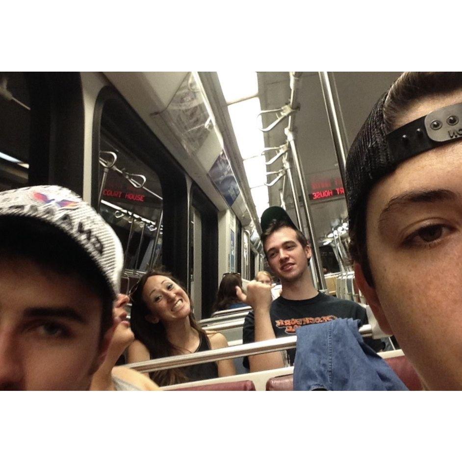 First photo of Jordles and Mel (and Nick and Liz) together coming back from Pride