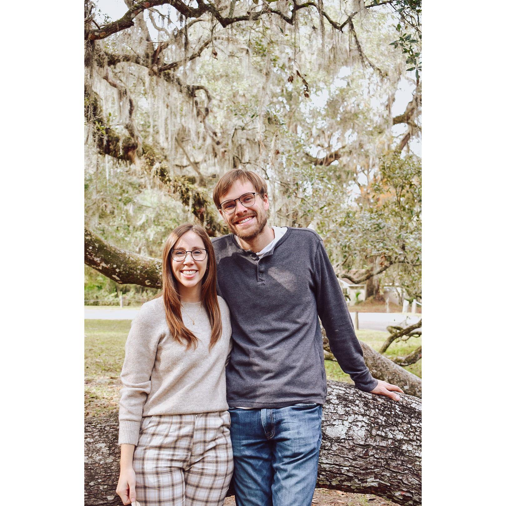 Chelsea's family's tradition is to visit the Old Spanish Sugar Mill in DeLeon Springs, FL every Christmas season. This was Henry's first time joining in.