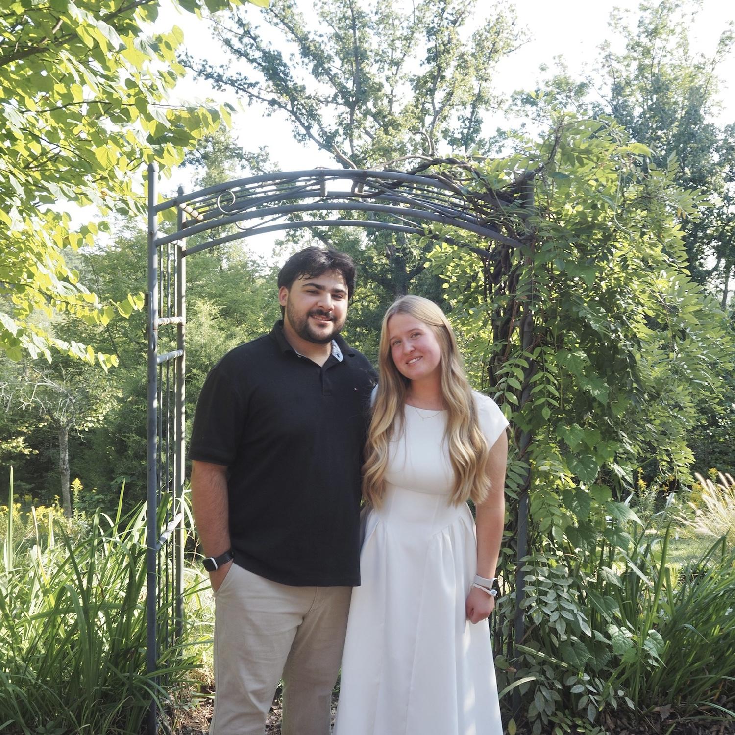At our engagement party