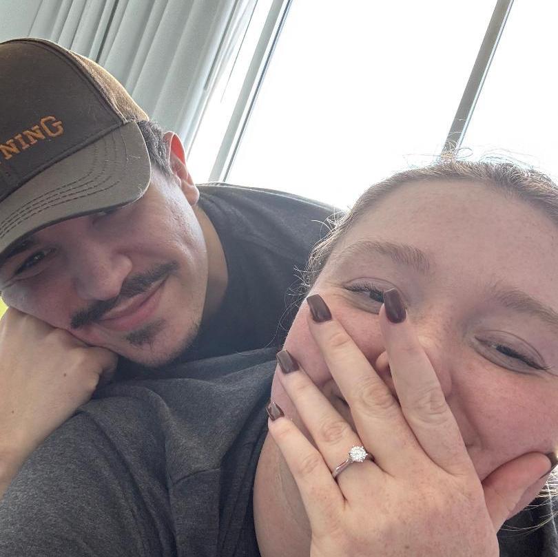 The day Daniel proposed to me at Cabana Bay Beach Resort in Orlando FLorida