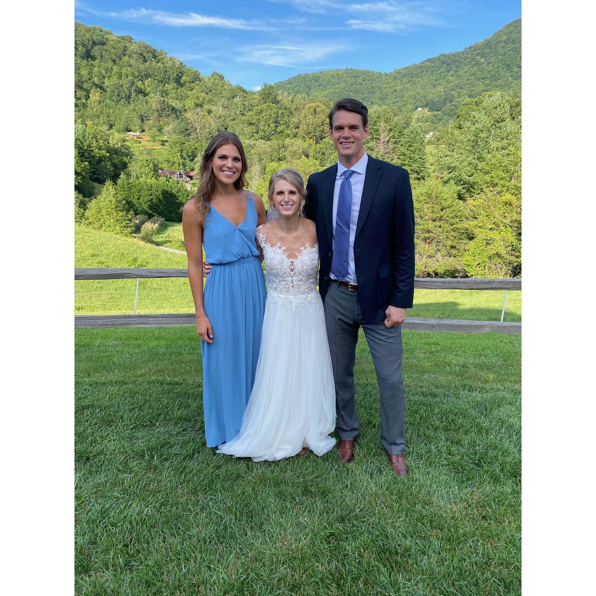 -8.22.20-
Our first wedding was an important one! We celebrated Karri's younger sister (and MOH), Amy marrying Matt Fitzgerald.