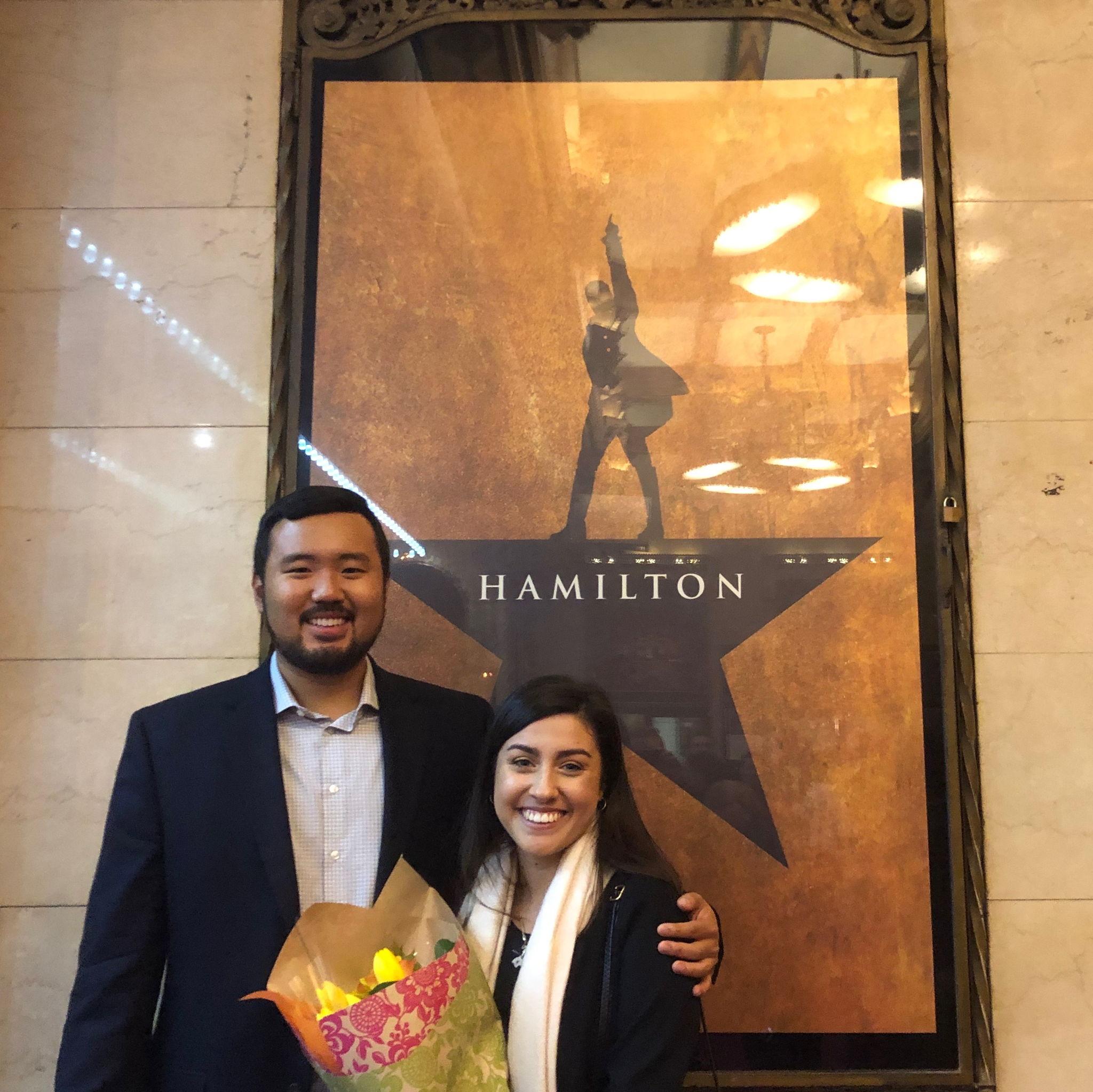 One of our very first dates!!