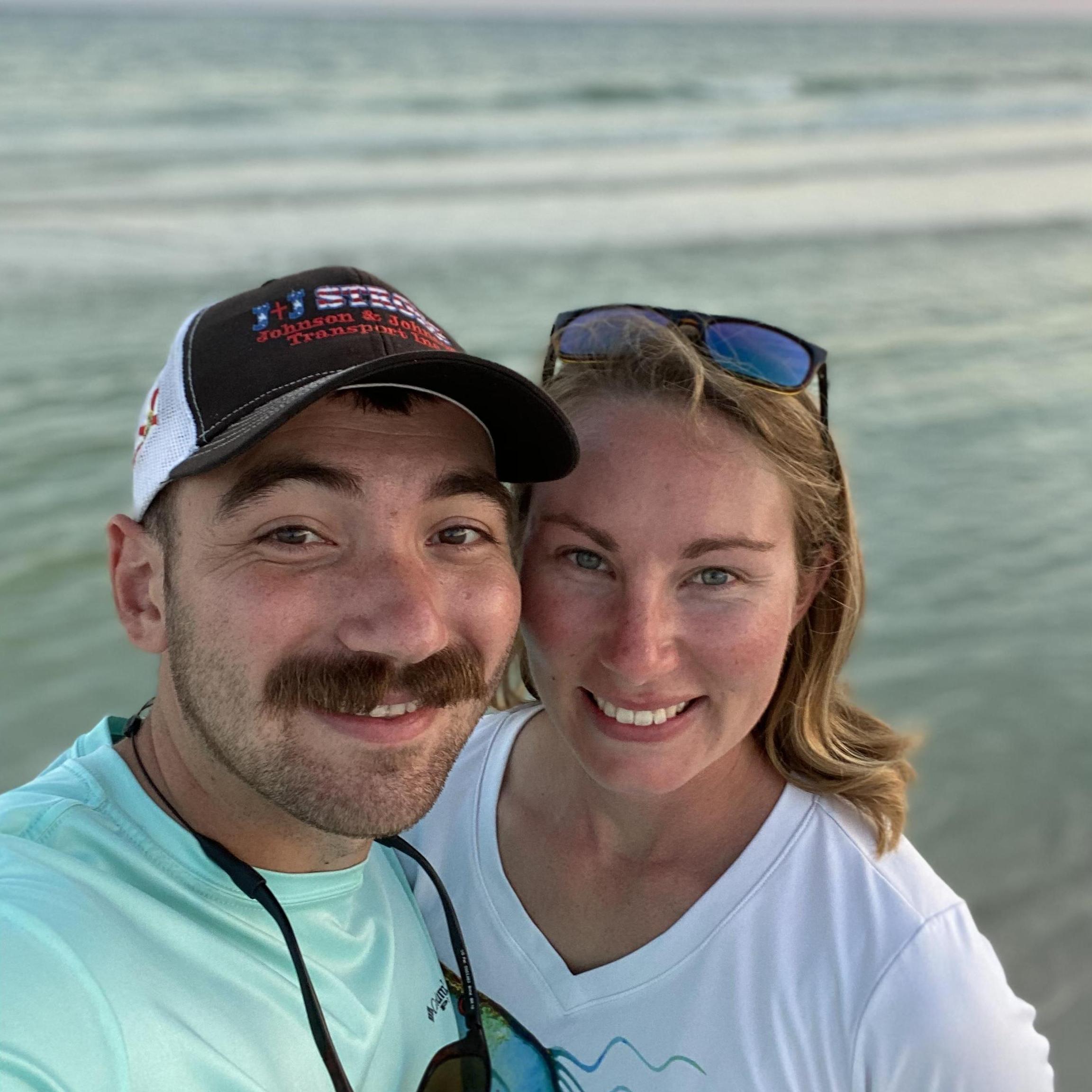 The mustache!