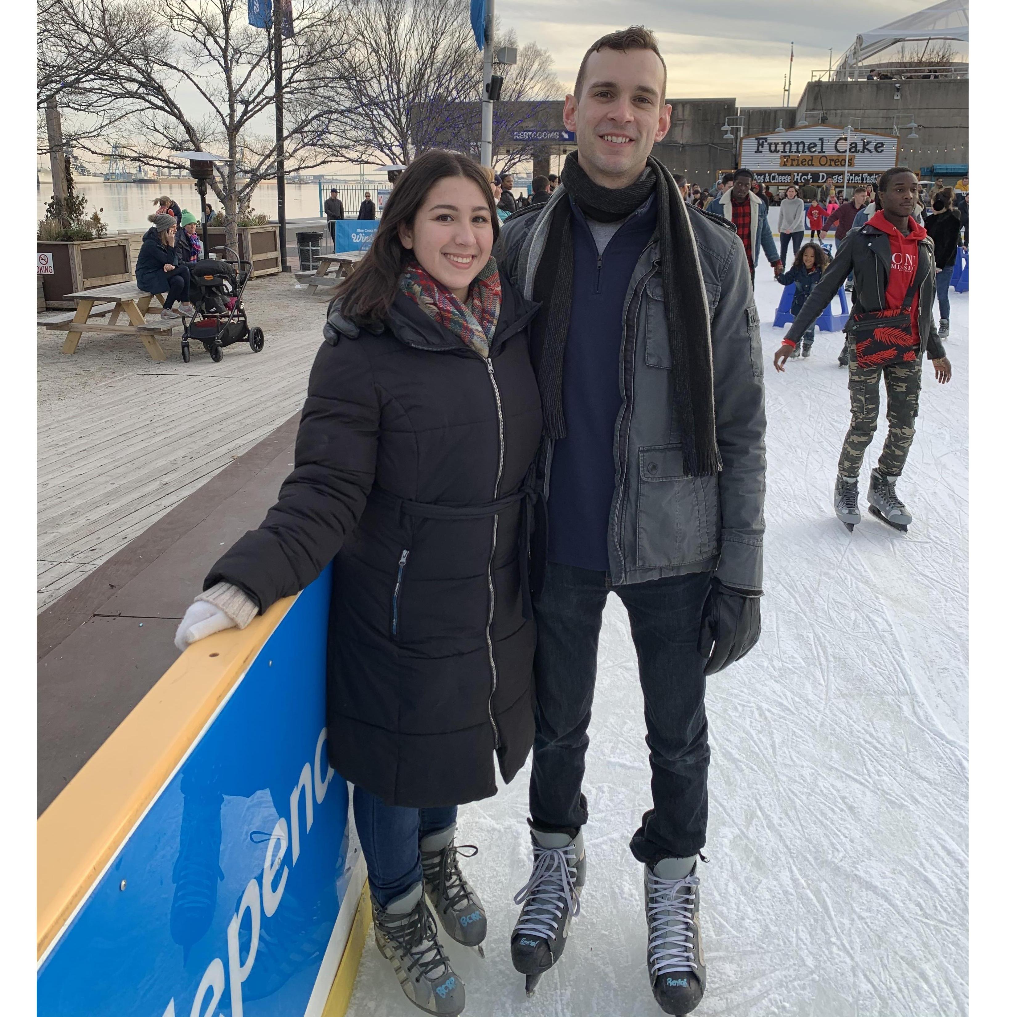 Ice skating ⛸