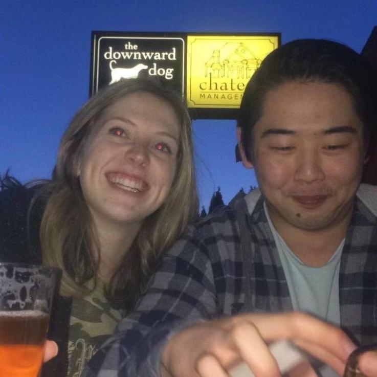 Downward Dog 2017, our watering hole throughout college. We went out on our first official date a week or so after this picture, on April 21, 2017