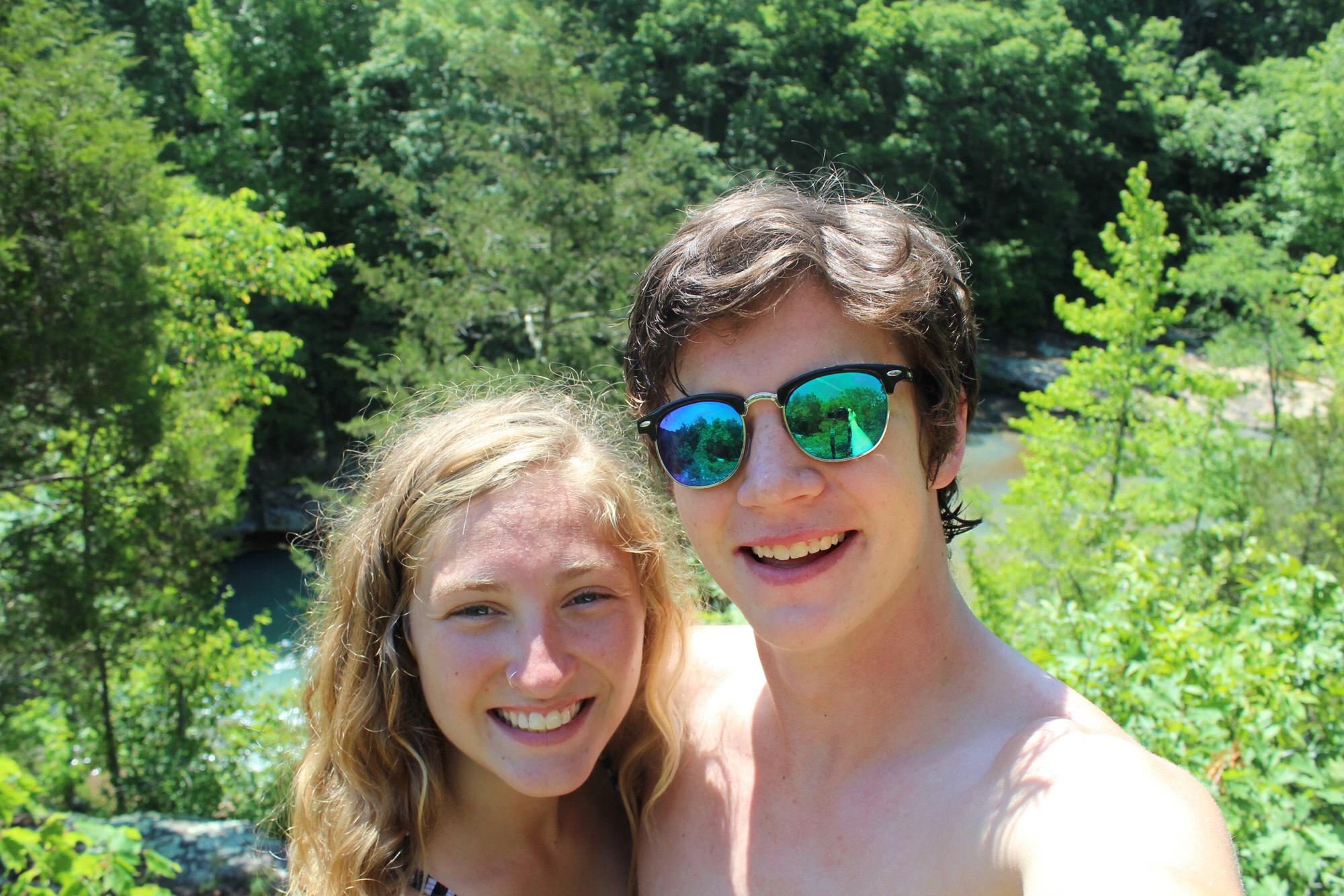 Summer hike to Kings River Falls during high school