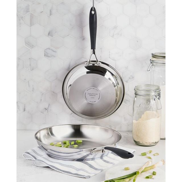 Belgique Stainless Steel Fry Pans, Set of 2, Created for Macy's