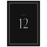 Table Number