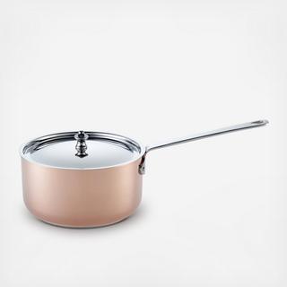 Maitre D' Induction Copper Covered Saucepan