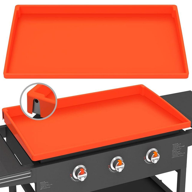Silicone Griddle Mat Cover for Blackstone - 28 Inch True All-Encompassing Coverage Heavy Duty Food Grade Grill Buddy Mat, All Season Cooking Surface Protective Cover