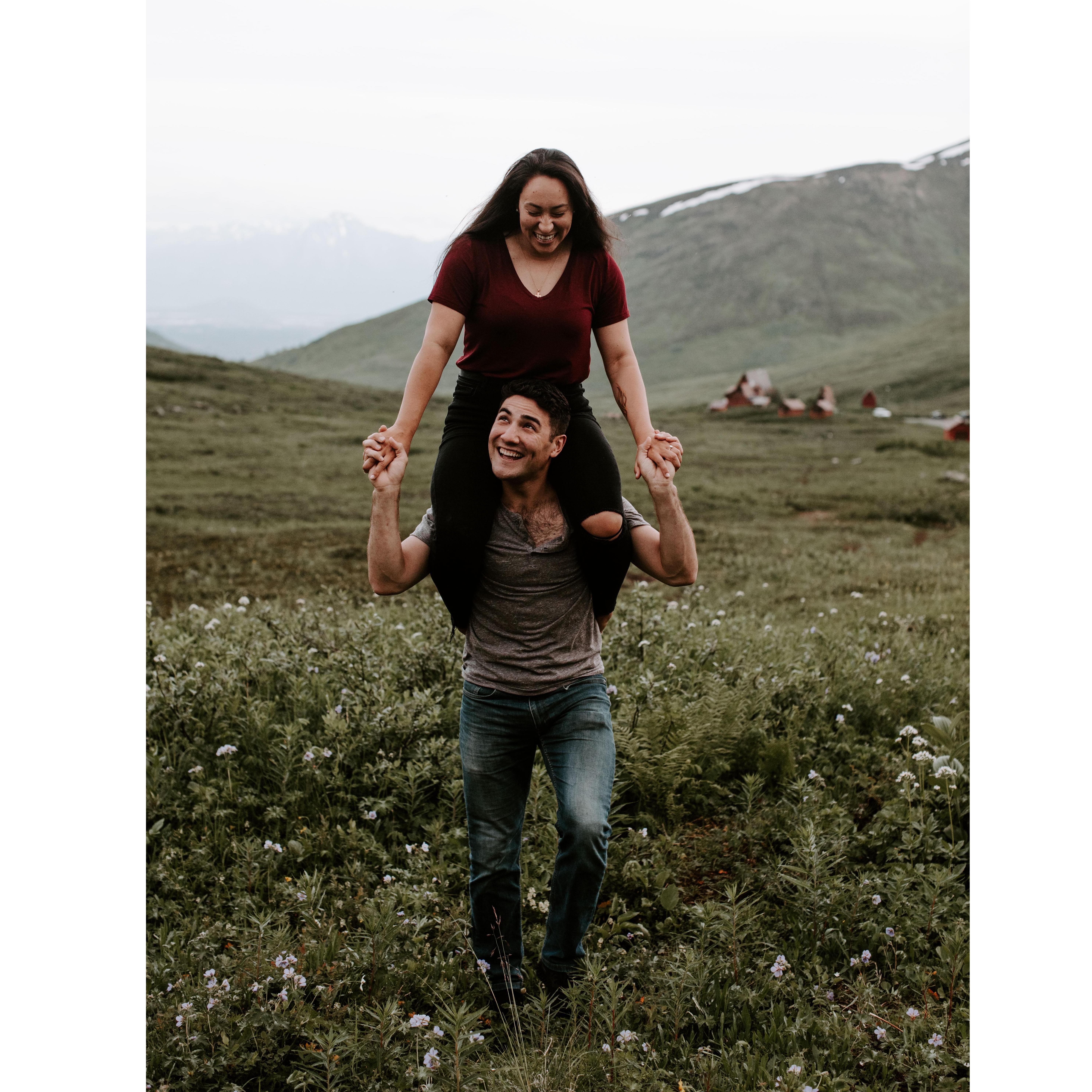Engagement Photos at Hatcher Pass, Alaska.
PC: Sarah French