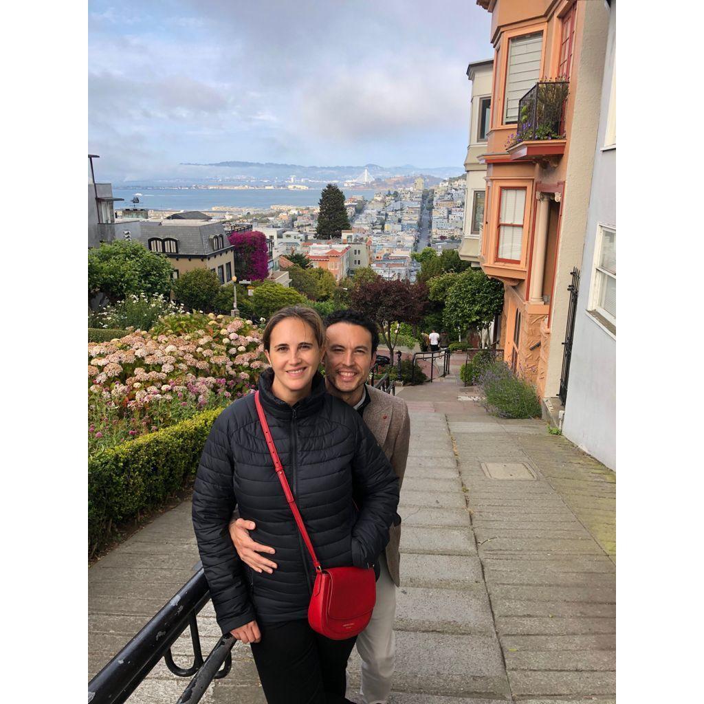 I surprised Mara in SF by arriving unexpectedly to her hotel...