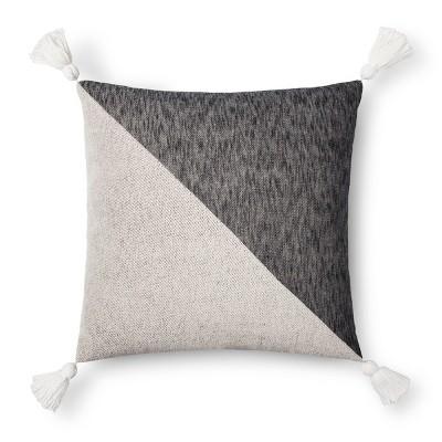 Product description page - Gray Tone Tassel Oversized Throw Pillow - Threshold™