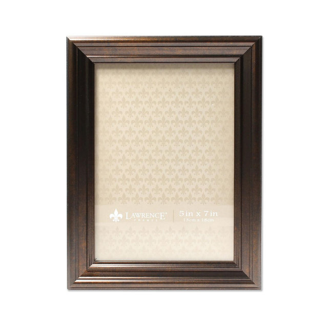 Lawrence Frames Classic Detailed Oil Rubbed Bronze Picture Frame - 5" x 7"