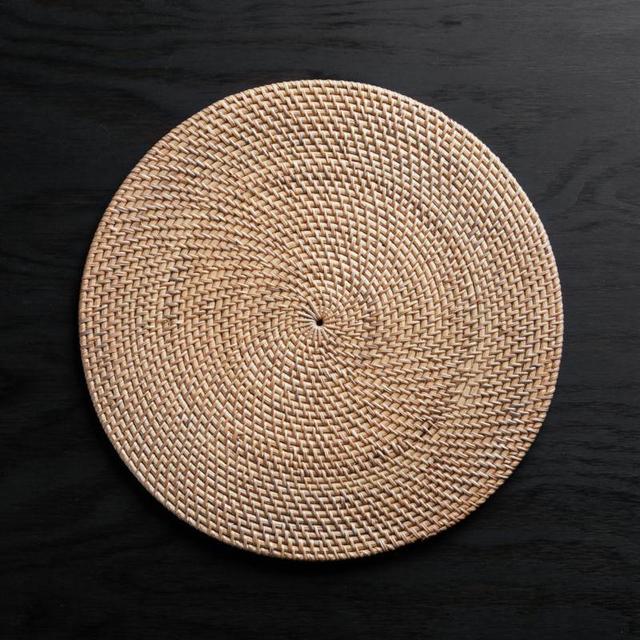 Artesia Round Rattan Sand Placemat