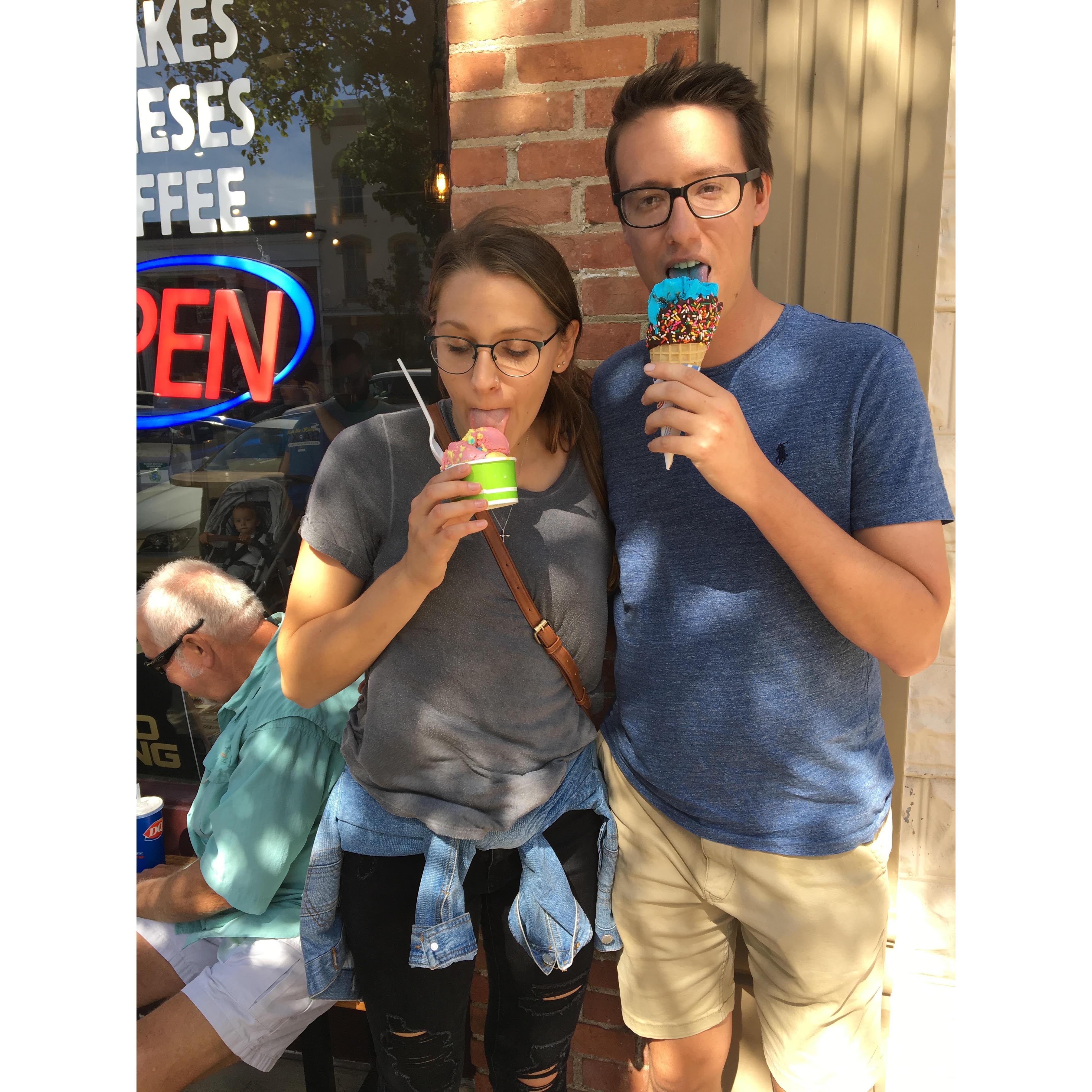 9.14.19
We have a mutual love for ice cream.