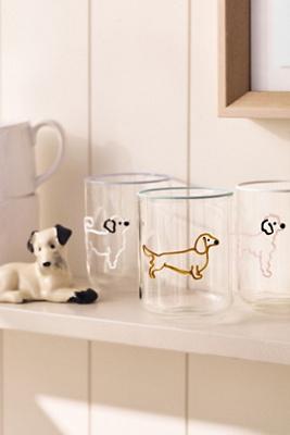 The Love Notes Icon Juice Glass: Dog Edition