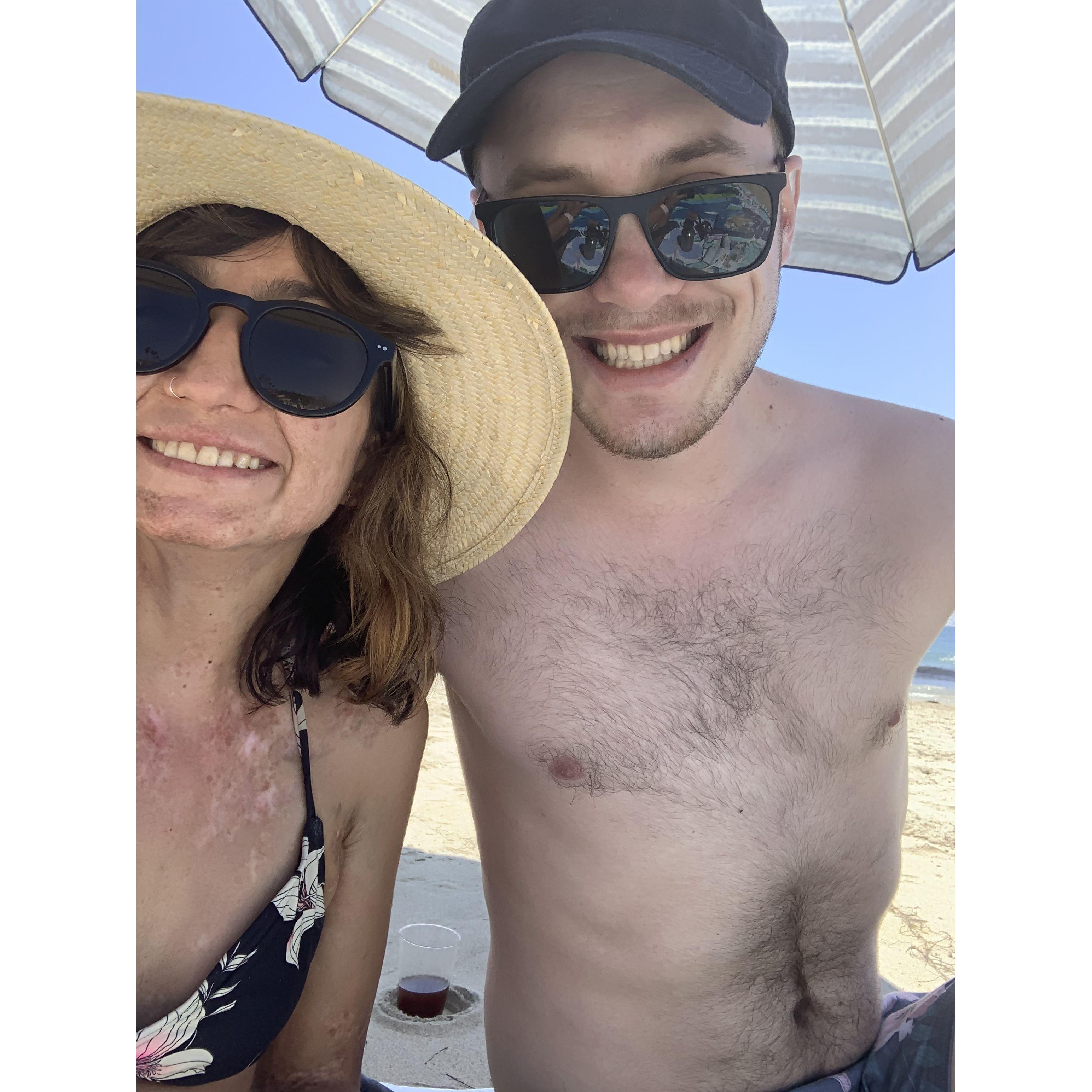 Our first in-person date in Dana Point.