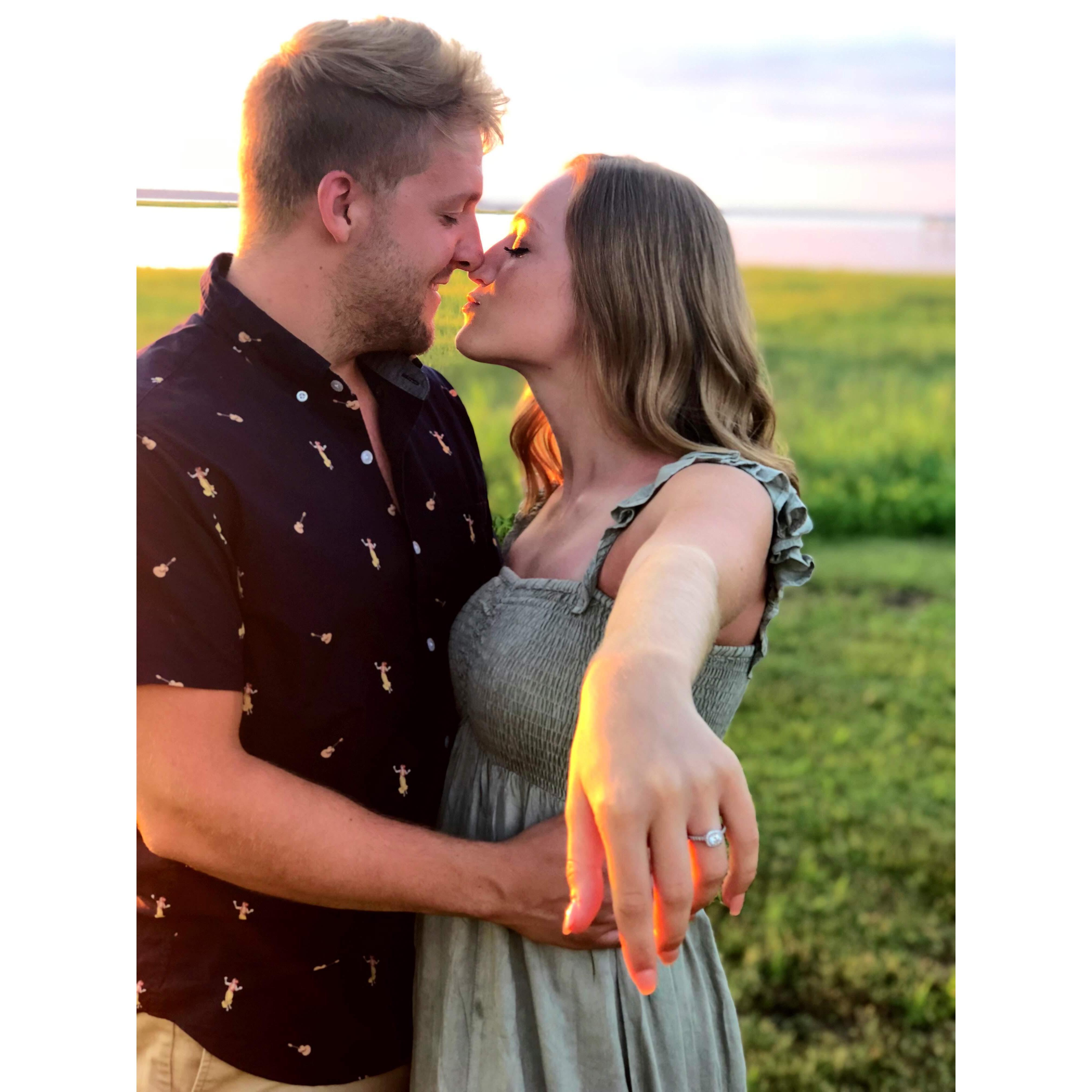 Engagement shoot in Chincoteague, VA