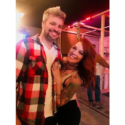 Axe throwing double date