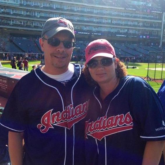 Indians game where we got our Omar Vizquel jerseys.