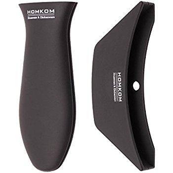 Silicone Assist Handle Holder for Cast Iron Frying Pans (Combo Pack)