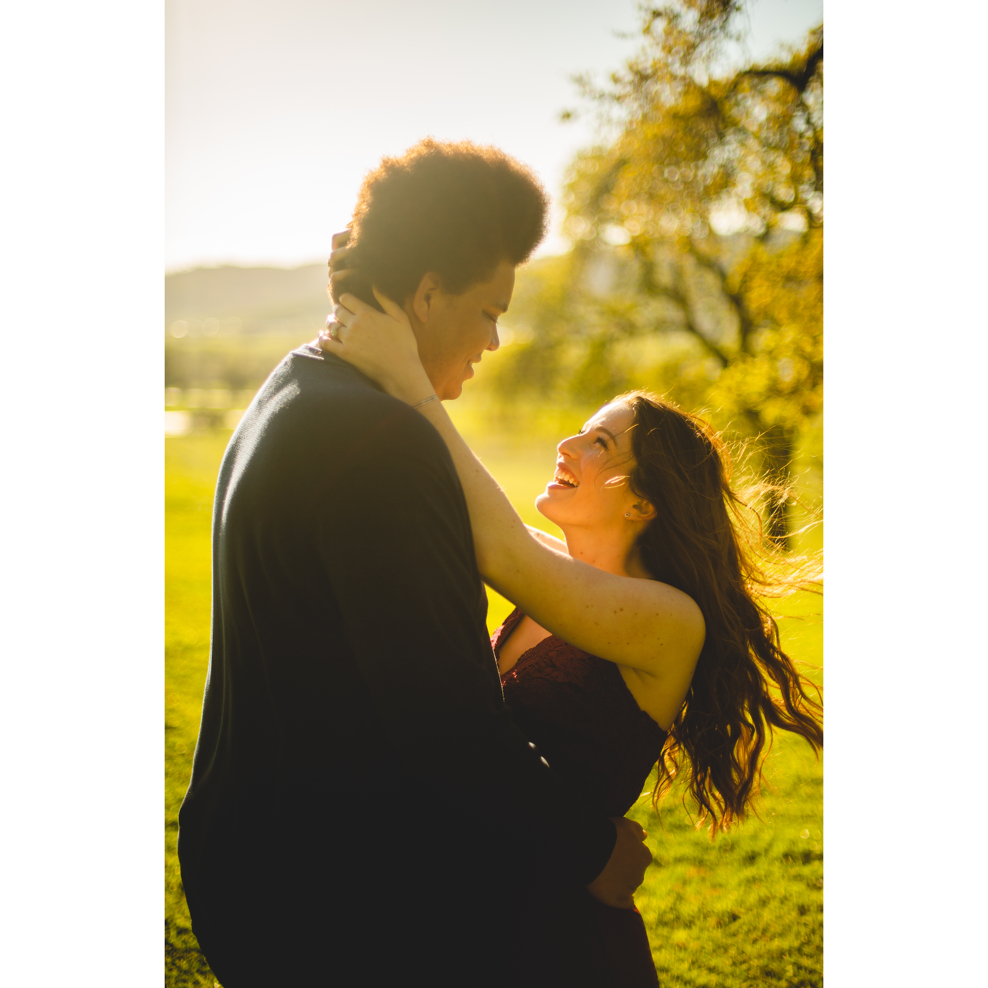 Engagement photo shoot with Justin Laugen Photography, March 2021