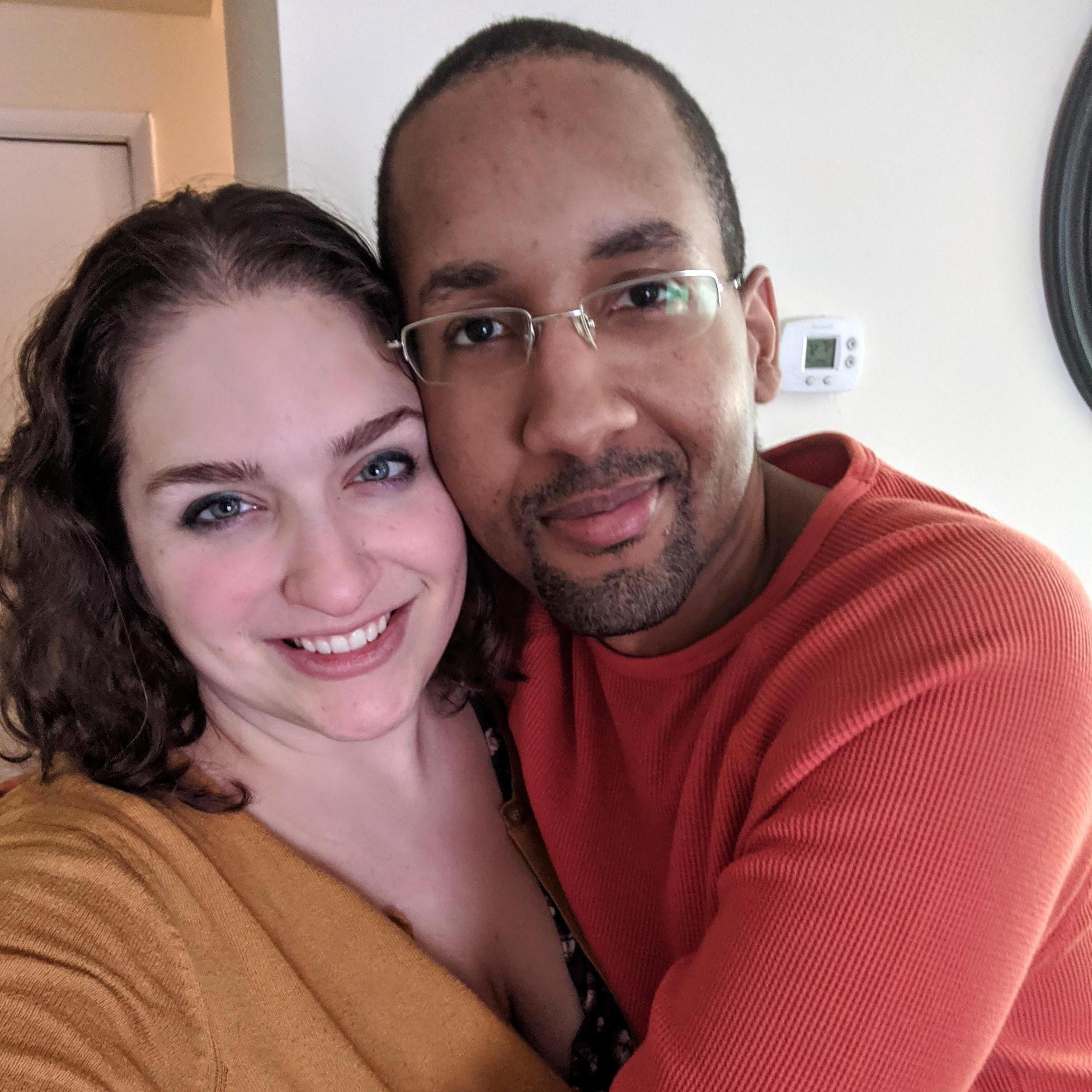 After moving into our NJ apartment in 2019.