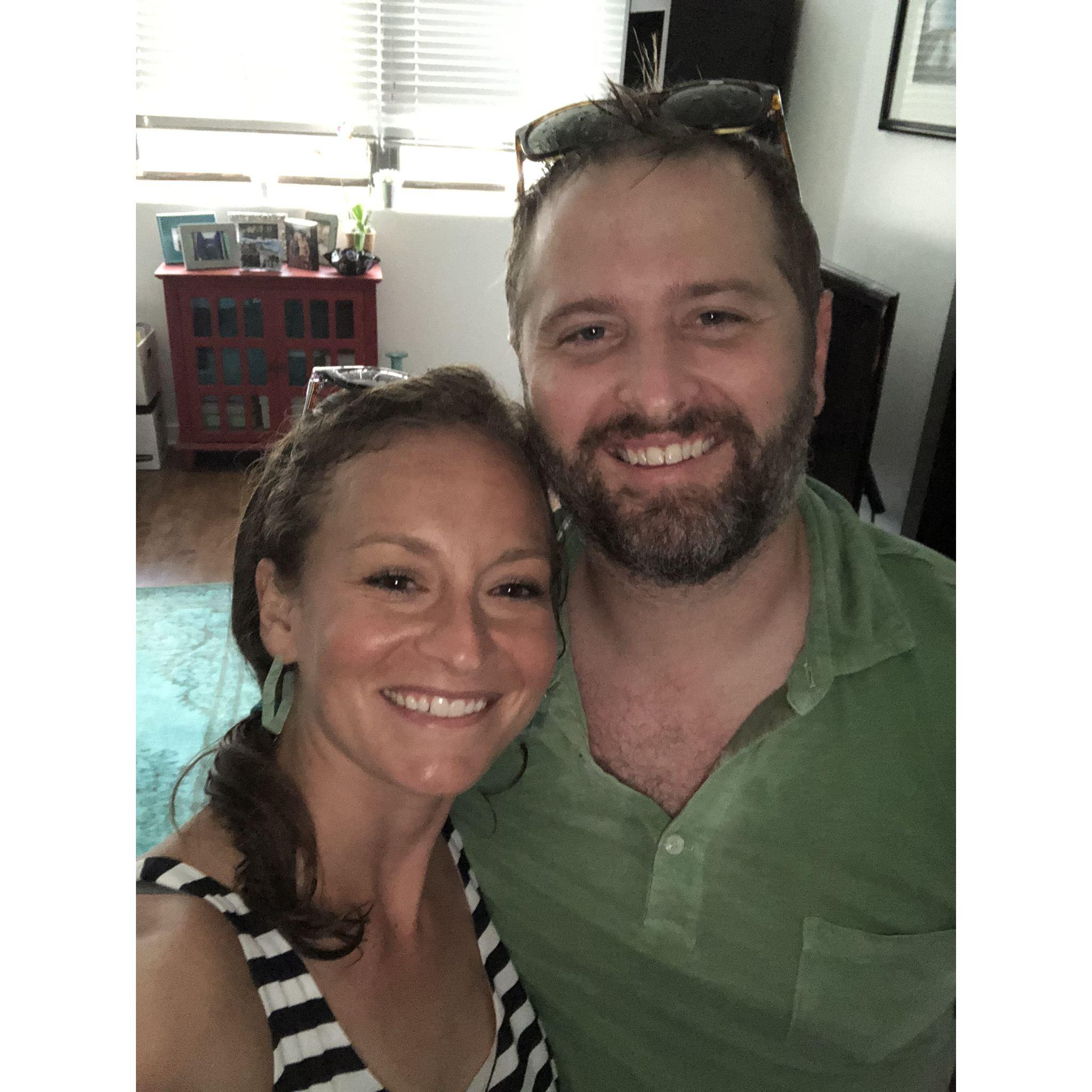 Bryan tried to get Katrina to wait out a rain storm in Fells while they were having drinks in Fells Point in Baltimore....long story short, it did not stop raining