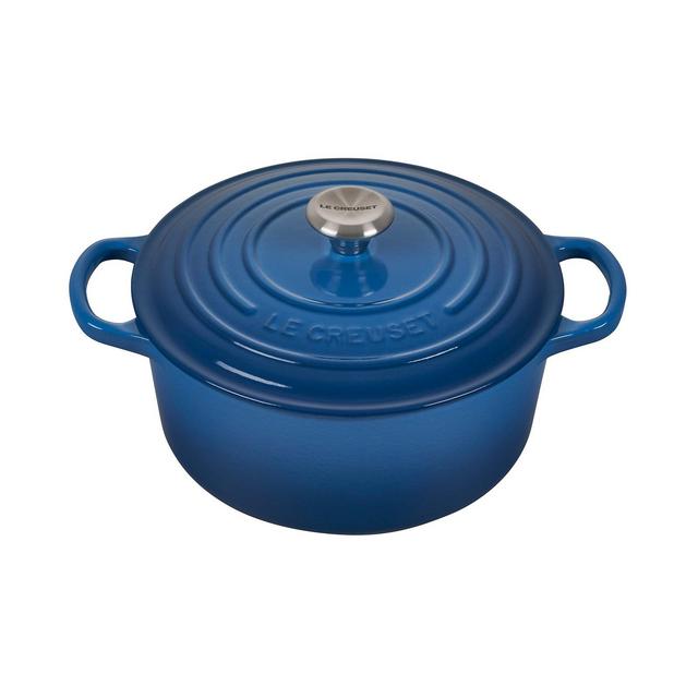 The cellar Enameled Cast Iron 6-Qt. Round Dutch Oven, Created for Macy's - Red