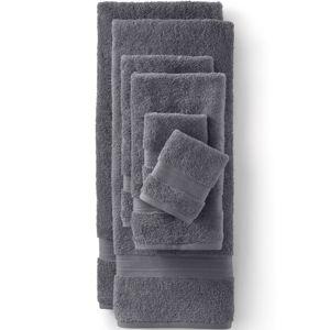 Premium Supima Cotton 6-Piece Bath Towel Set in Rich Steel