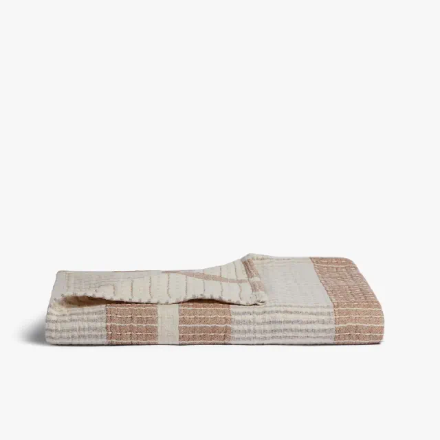 Beachcomber Stripe Throw Parchment & Pecan - Parachute for Target