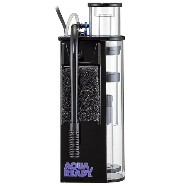 AquaReady Nano Hang On Back Protein Skimmer for Saltwater Aquariums Bullet-1, Up to 30 Gallon Filtration, Hang On External, Adjustable, Ultra Quiet Pump, Compact Design