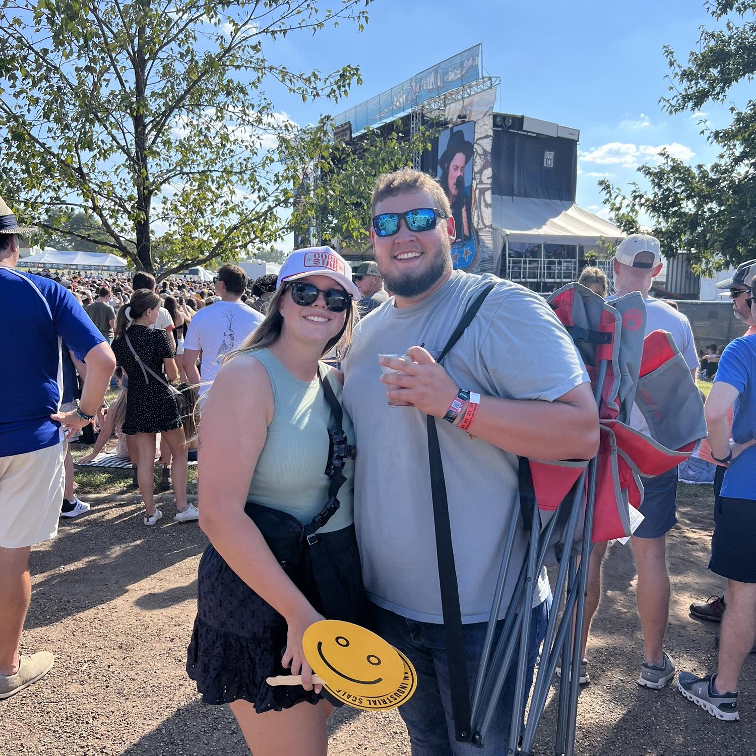 Had to take Christian to his first pilgrimage festival!
