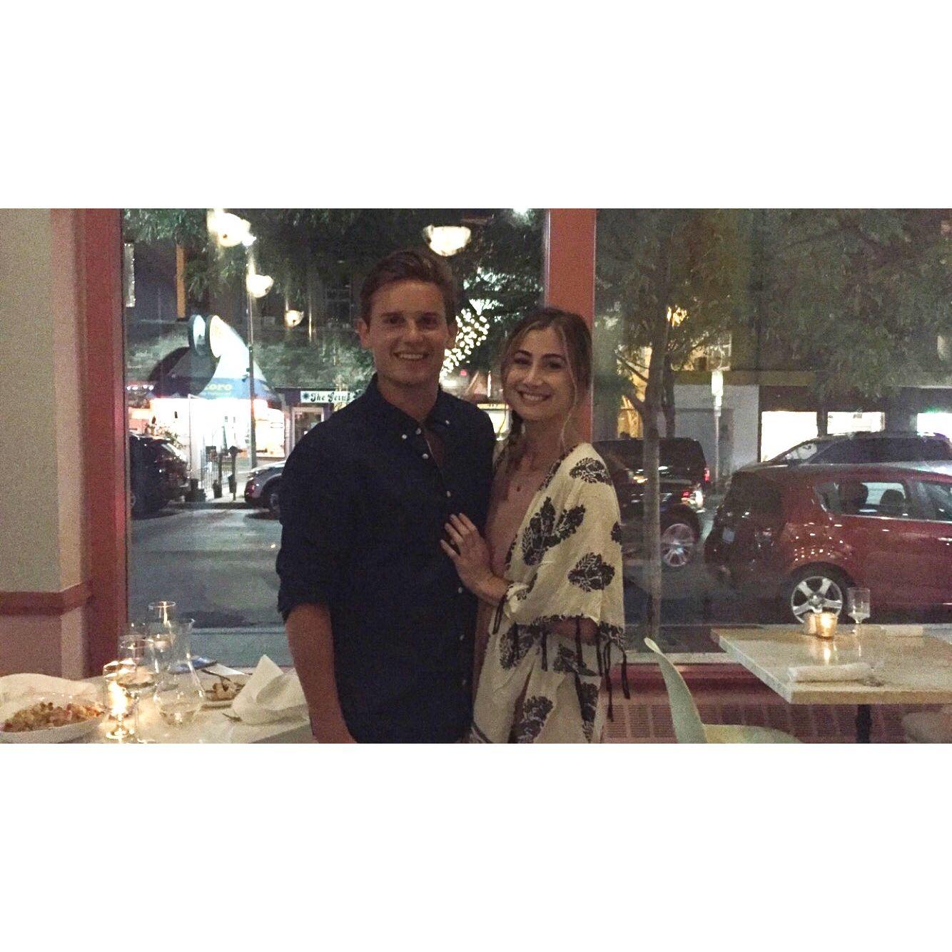Our first date
