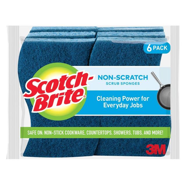 Scotch-Brite Non-Scratch Multipurpose Scrub Sponge - 6pk