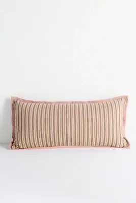 Emmett Cotton Printed Stripe Pillow