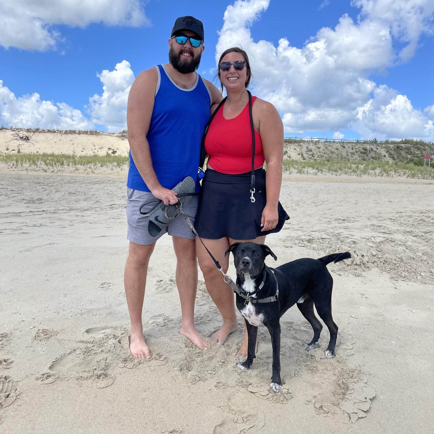 Buzz’s first beach trip!