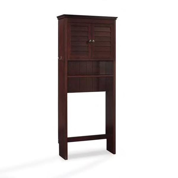 Lydia Wood Space Saver Cabinet - Espresso